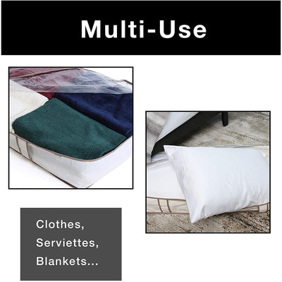Jumbo Underbed Shoe Organizer with Zipper, Handle, and Clear Window - Smart Design® 14