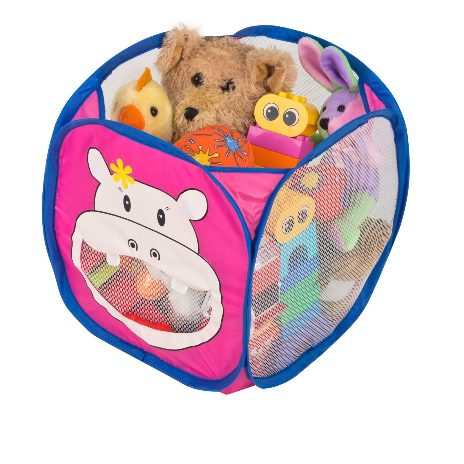 Kids Pop Up Organizer Cube with Animal Print - Smart Design® 10