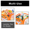 Kids Pop Up Organizer Cube with Animal Print - Smart Design® 22