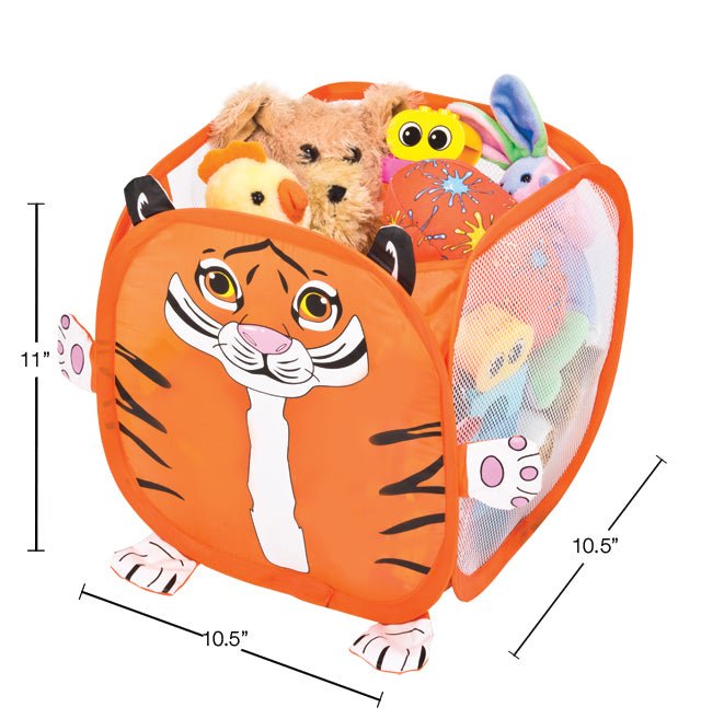 Kids Pop Up Organizer Cube with Animal Print - Smart Design® 20