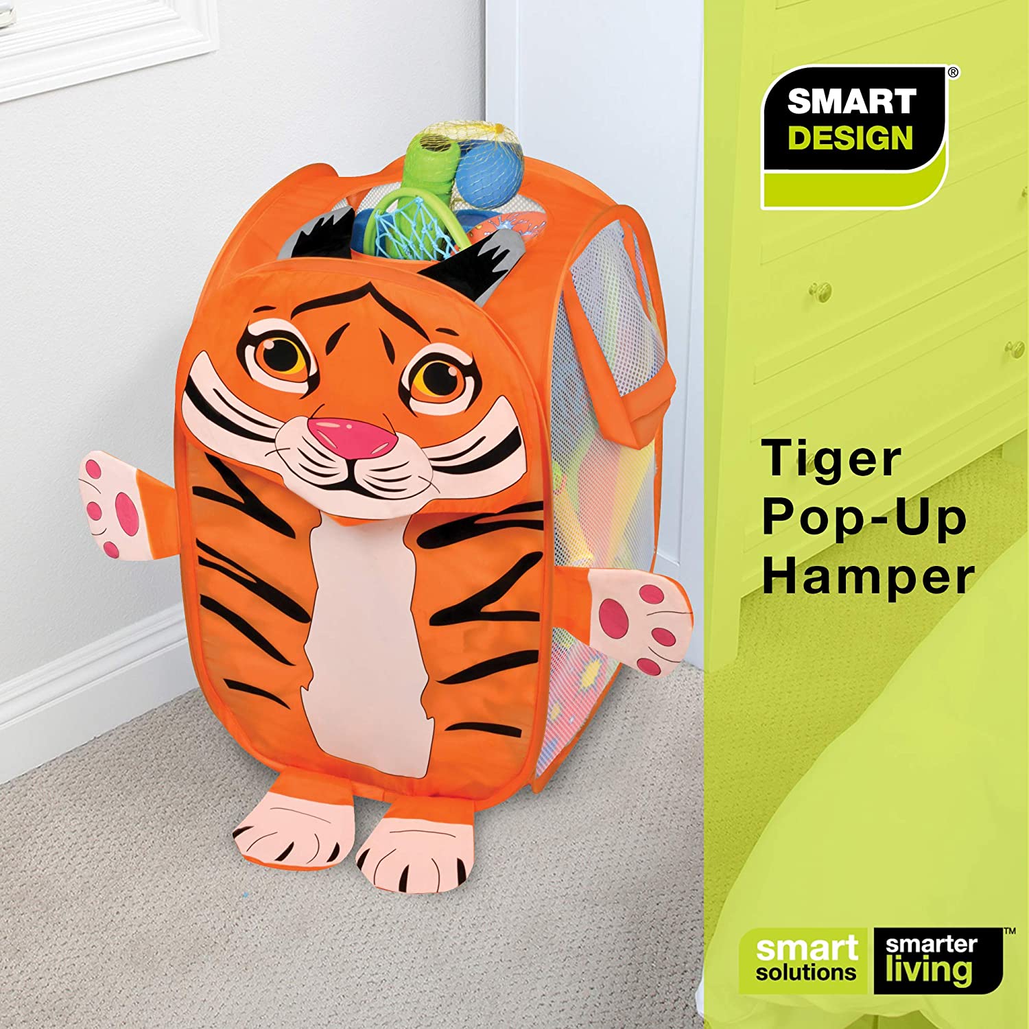 Kids Pop Up Organizer with Animal Print - Smart Design® 18