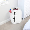 King Size Pop Up Laundry Hamper with Side Pocket and Handles - Holds 3 Loads - Smart Design® 2