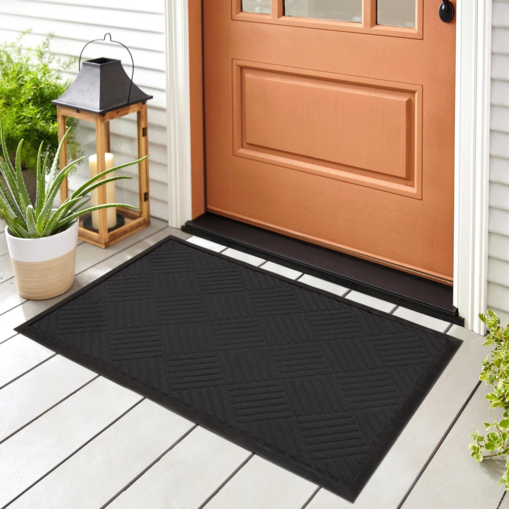 Large All-Weather Door Mat - Diamond - Smart Design® 3