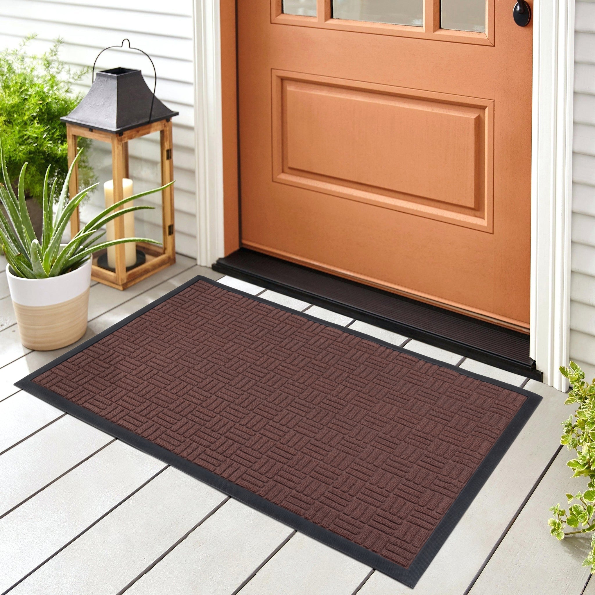 Large All-Weather Door Mat - Maze - Smart Design® 14