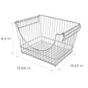 Large Metal Wire Stacking Baskets with Handles - Smart Design® 39