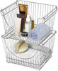 Large Metal Wire Stacking Baskets with Handles - Smart Design® 6
