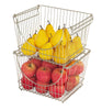 Large Metal Wire Stacking Baskets with Handles - Smart Design® 33