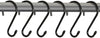 Large Premium S-Hooks with Rubber Gripped Finish - Set of 6 - Smart Design® 1
