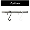 Large Premium S-Hooks with Rubber Gripped Finish - Set of 6 - Smart Design® 12