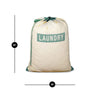 Laundry Bag with Push Lock Drawstring - Canvas - Smart Design® 3