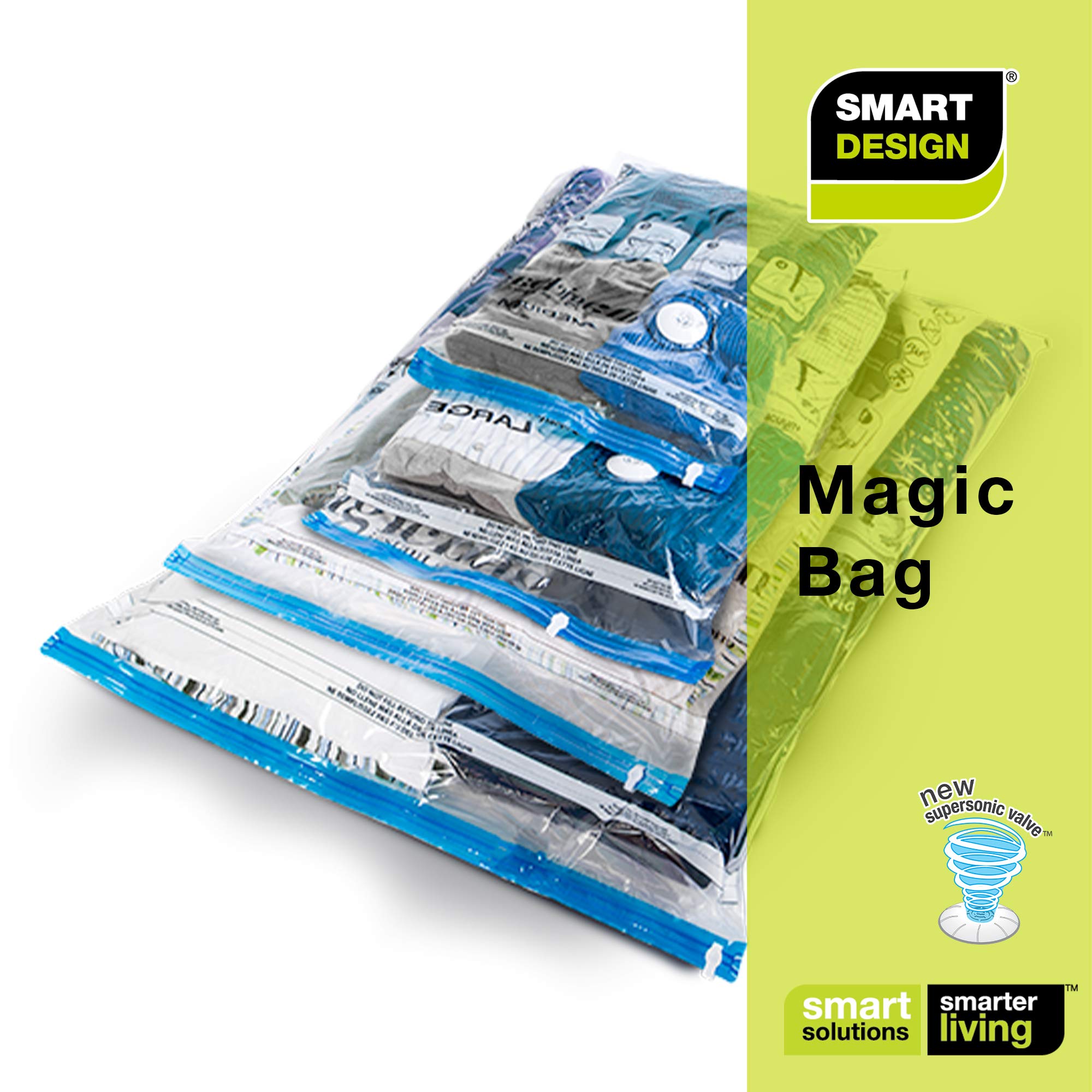 MagicBag Instant Space Saver Storage - Combo - Flat - Smart Design® 12