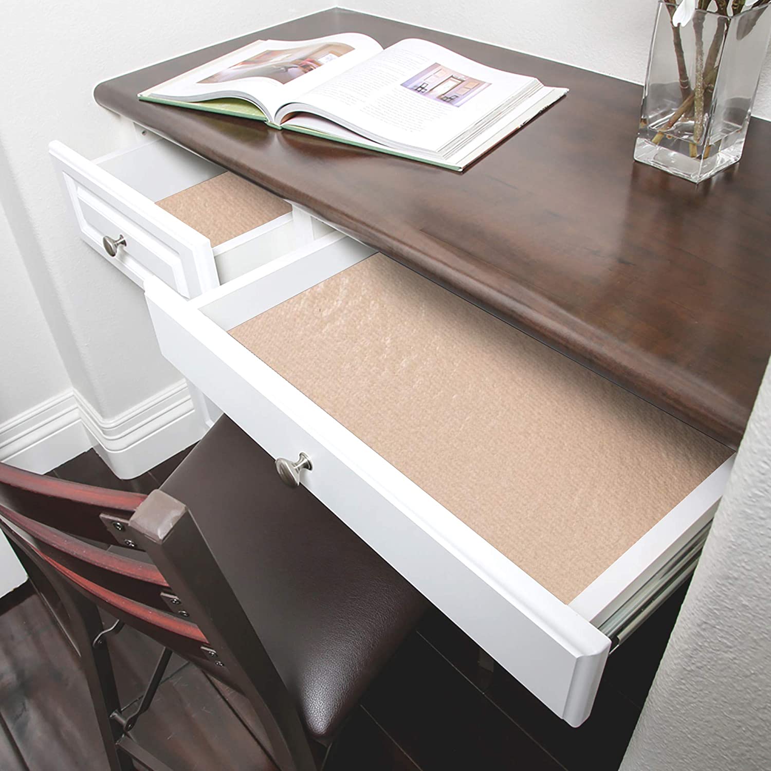Master Solid Grip Shelf Liner - 18 Inch x 24 Feet - Smart Design® 9