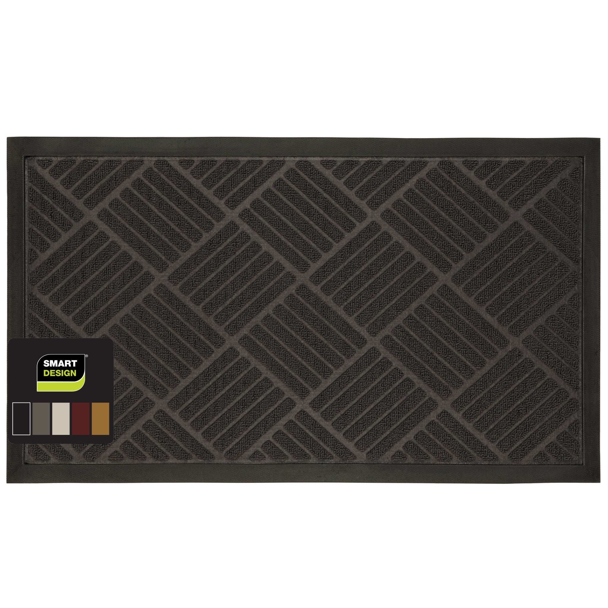 Medium All-Weather Door Mat - Diamond - Smart Design® 1