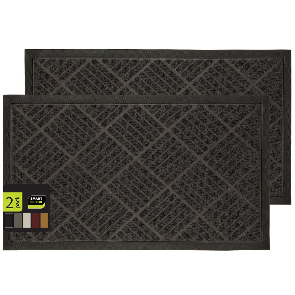 Medium All-Weather Door Mat - Diamond - Smart Design® 2