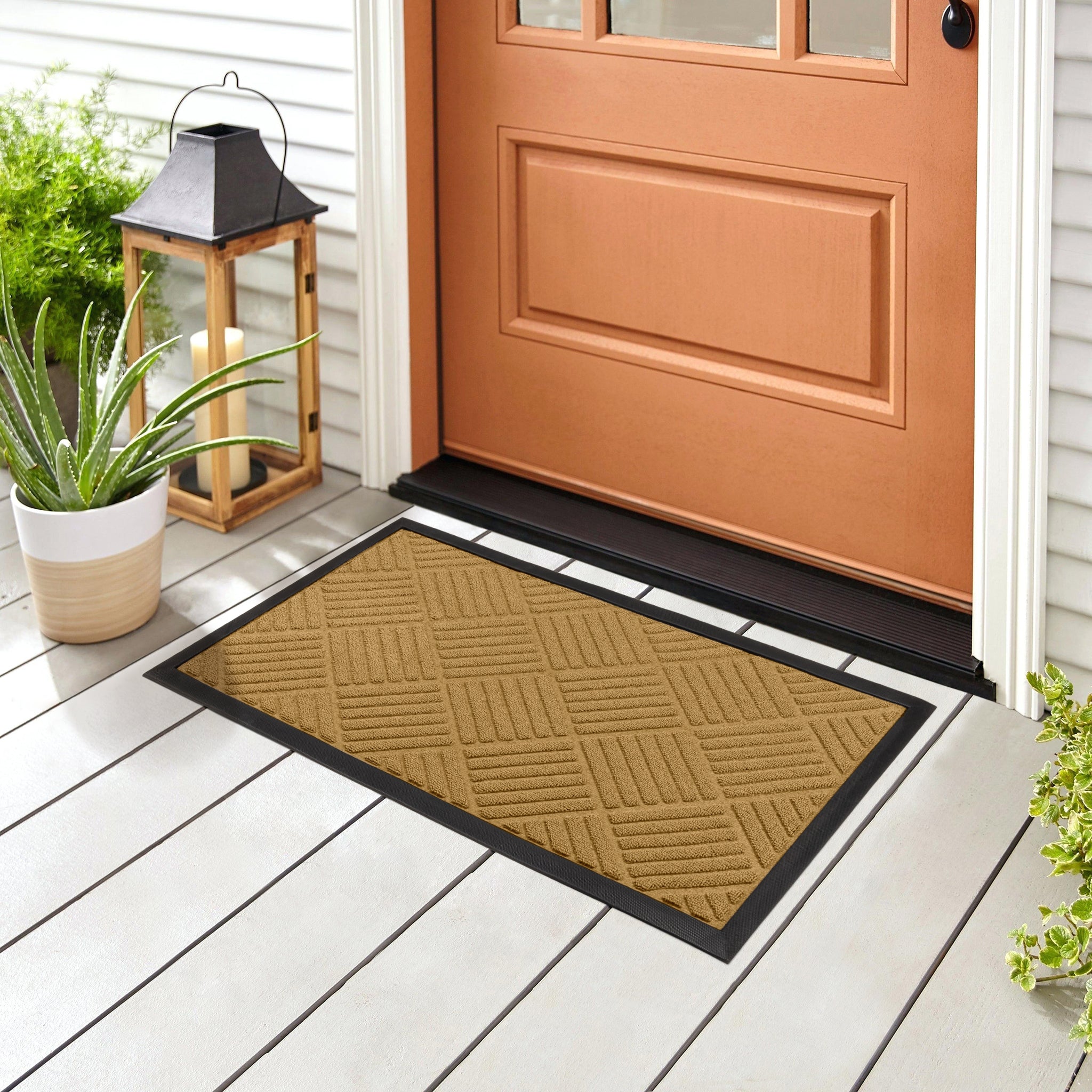 Medium All-Weather Door Mat - Diamond - Smart Design® 21