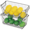Medium Metal Wire Stacking Baskets with Handles - Smart Design® 5