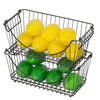 Medium Metal Wire Stacking Baskets with Handles - Smart Design® 1