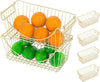 Medium Metal Wire Stacking Baskets with Handles - Smart Design® 23