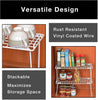 Medium Stacking Cabinet Shelf Rack - Smart Design® 4