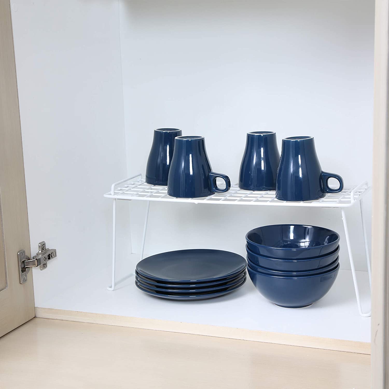Mid Shelf Rack Medium Stacking Cabinet Shelf Rack | Smart Design® Kitchen
