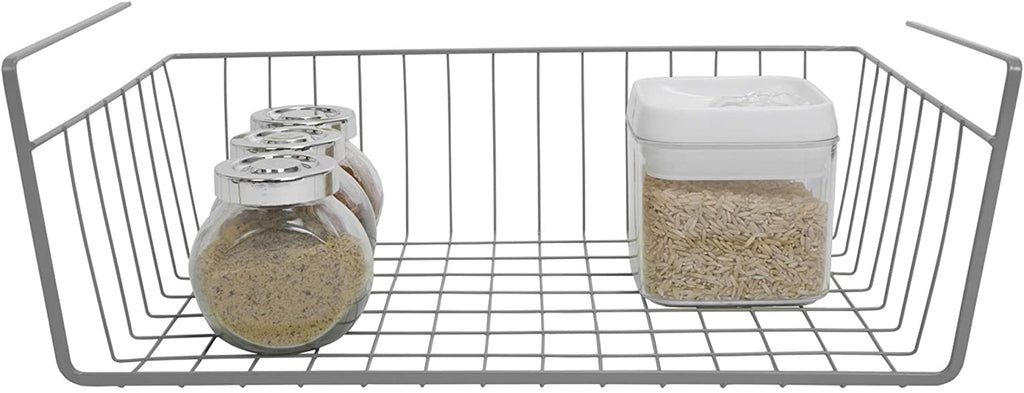 Medium Steel Undershelf Storage Basket - Smart Design® 30