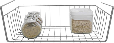 Medium Steel Undershelf Storage Basket - Smart Design® 30