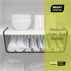 Medium Steel Undershelf Storage Basket - Smart Design® 22
