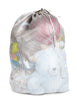 Mesh Laundry Bag with Handle and Push Lock Drawstring - Bright White - Smart Design® 2