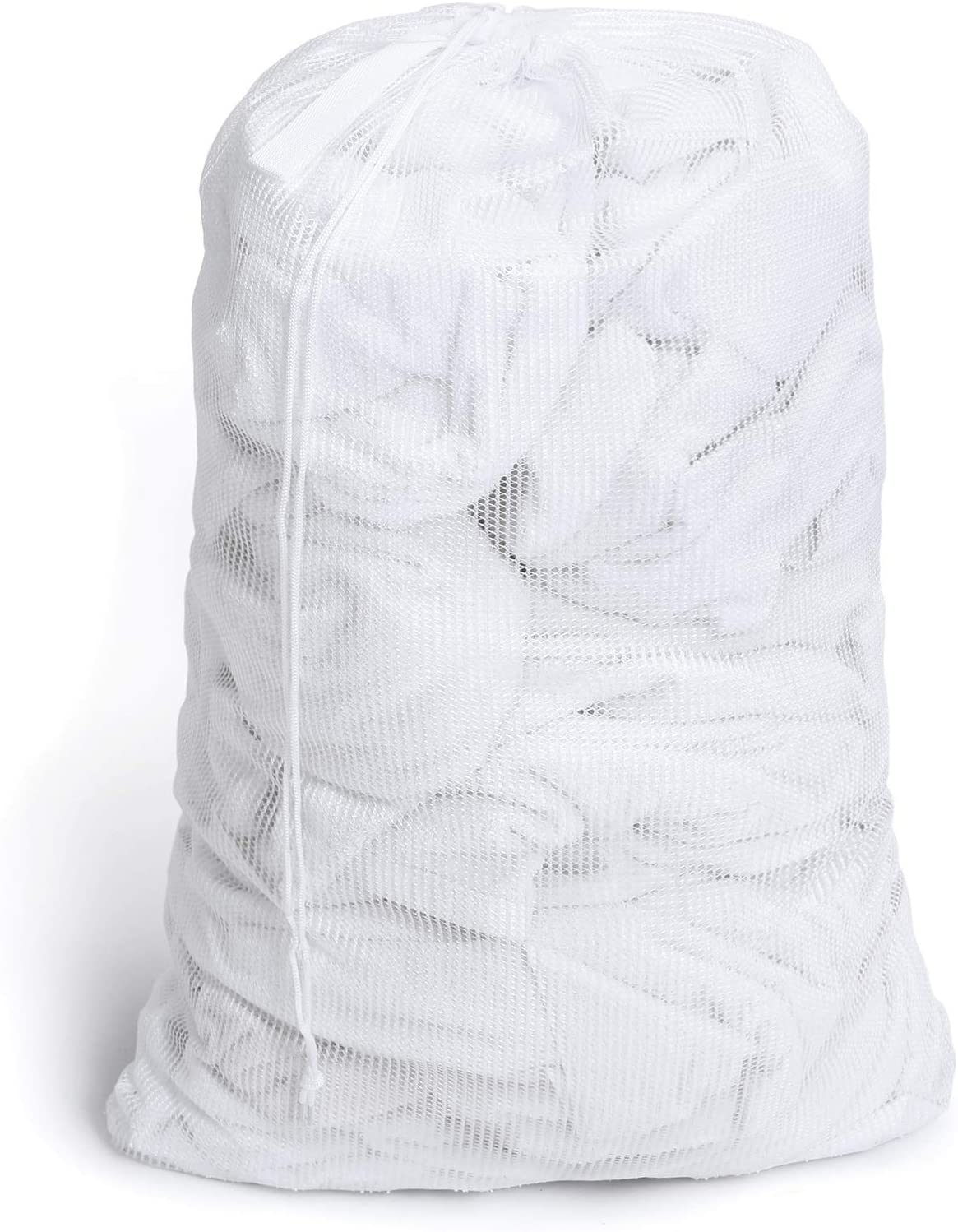 Mesh Laundry Bag with Handle and Push Lock Drawstring - Multiple Options - Smart Design® 50