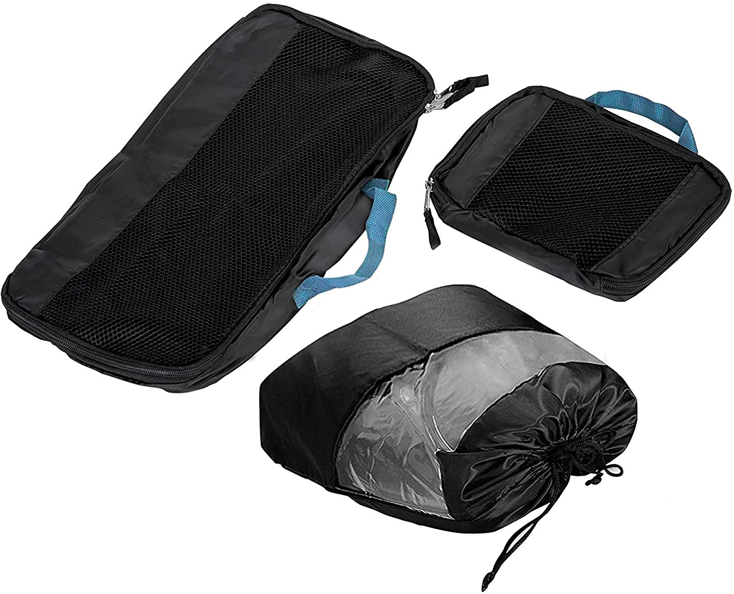Mesh Travel and Shoe Bag 3 Piece Set | Smart Design Storage