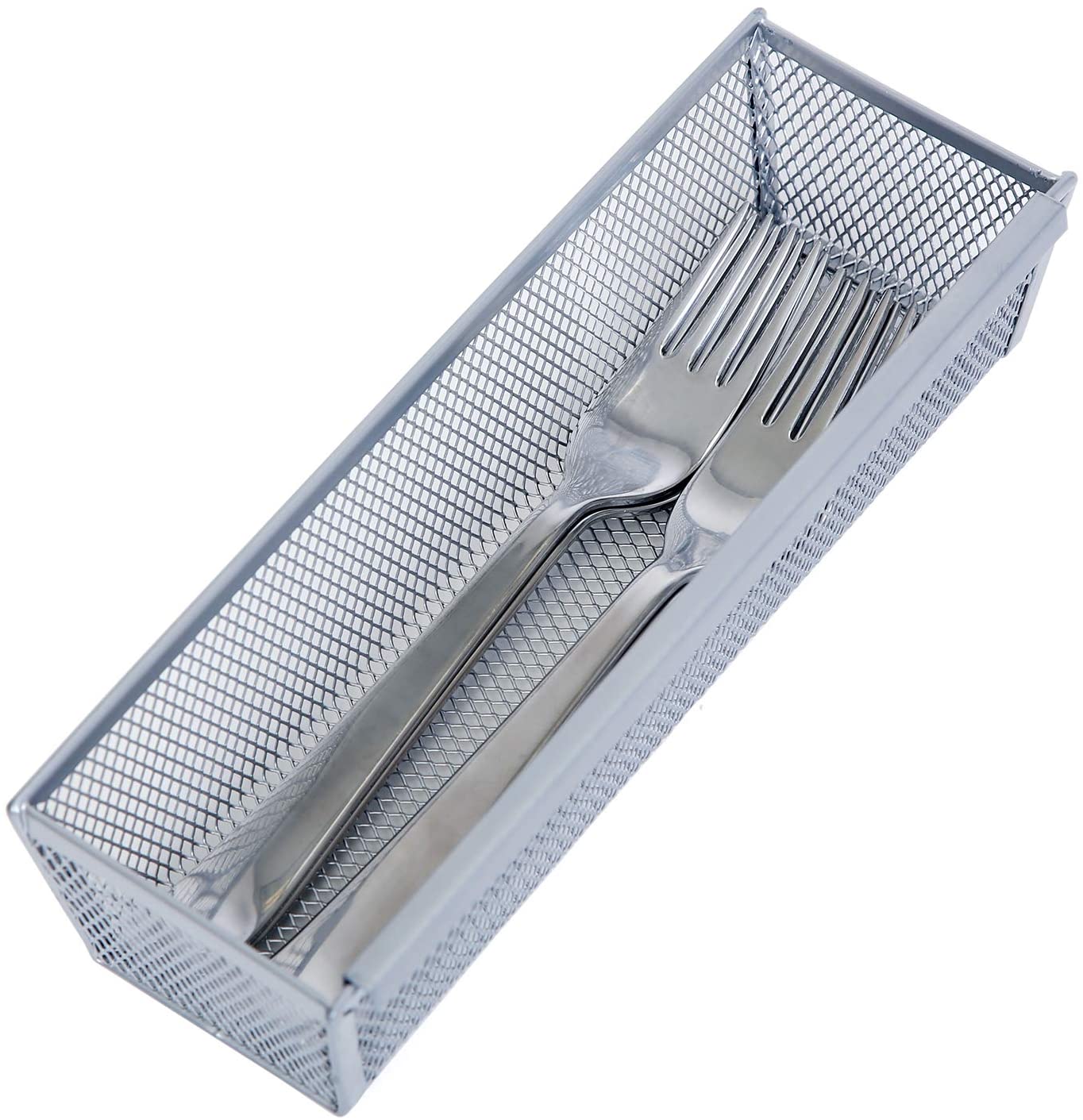 Metal Mesh Drawer Organizer - 9 x 3 Inch - Smart Design® 1