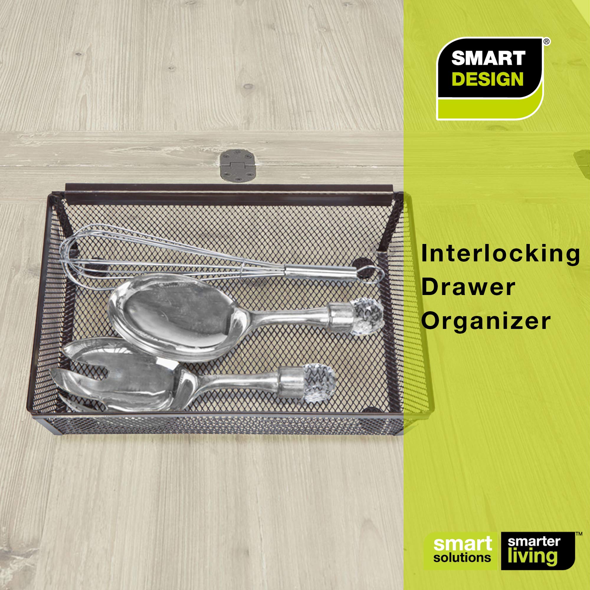 Metal Mesh Drawer Organizer - 9 x 6 Inch - Smart Design® 14