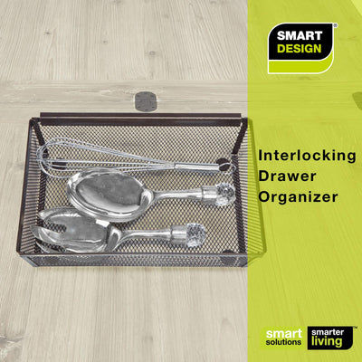 Metal Mesh Drawer Organizer - 9 x 6 Inch - Smart Design® 14