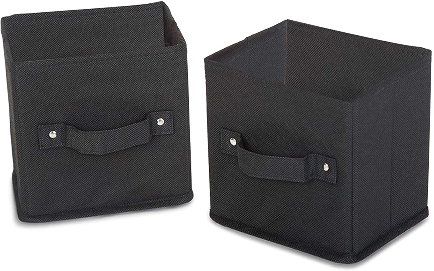 Mini Cube Organizer - 5.75 x 7 x 7 Inch - Black - Smart Design® 2