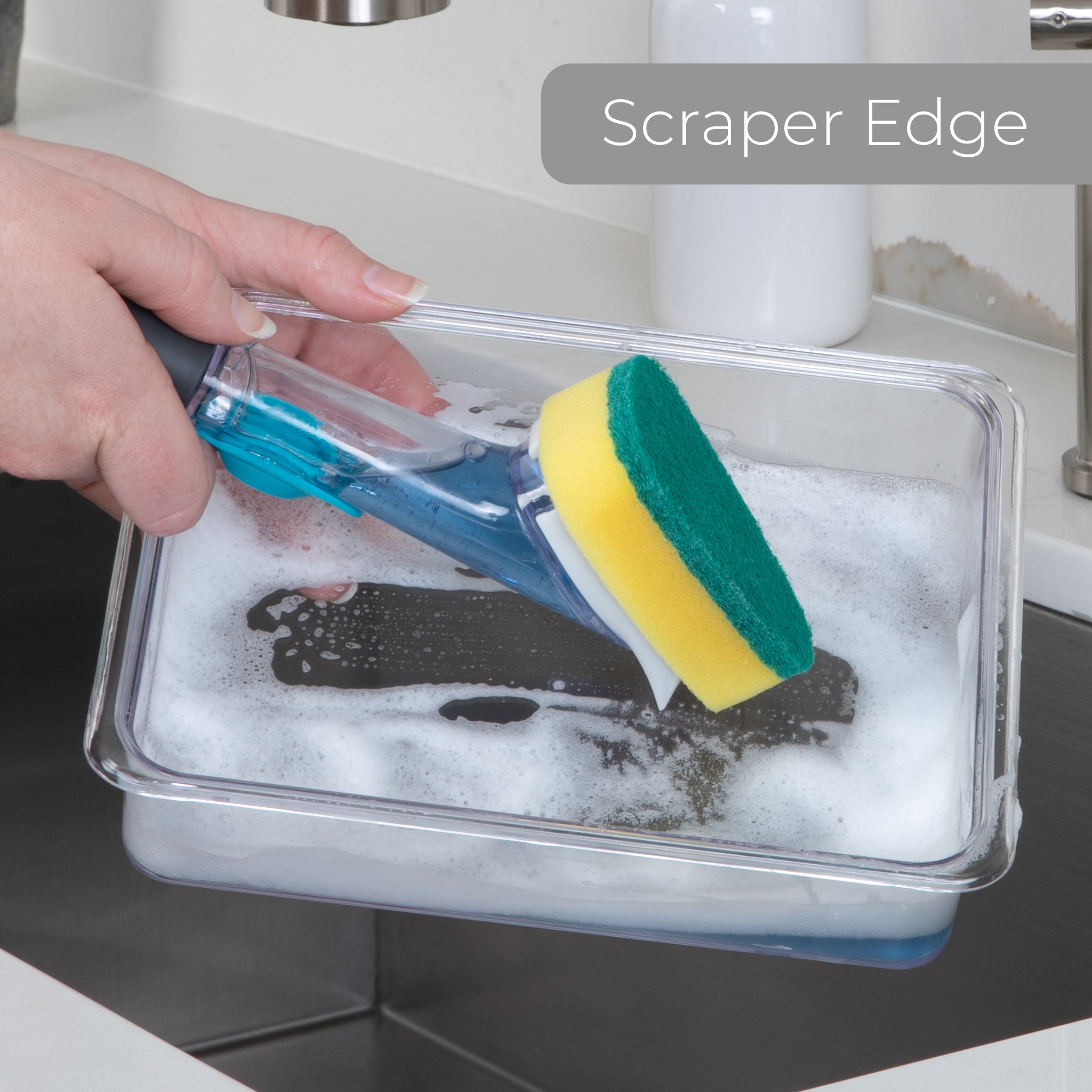 Non-Scratch Dish Soap Sponge Refill 2pk - Smart Design® 2