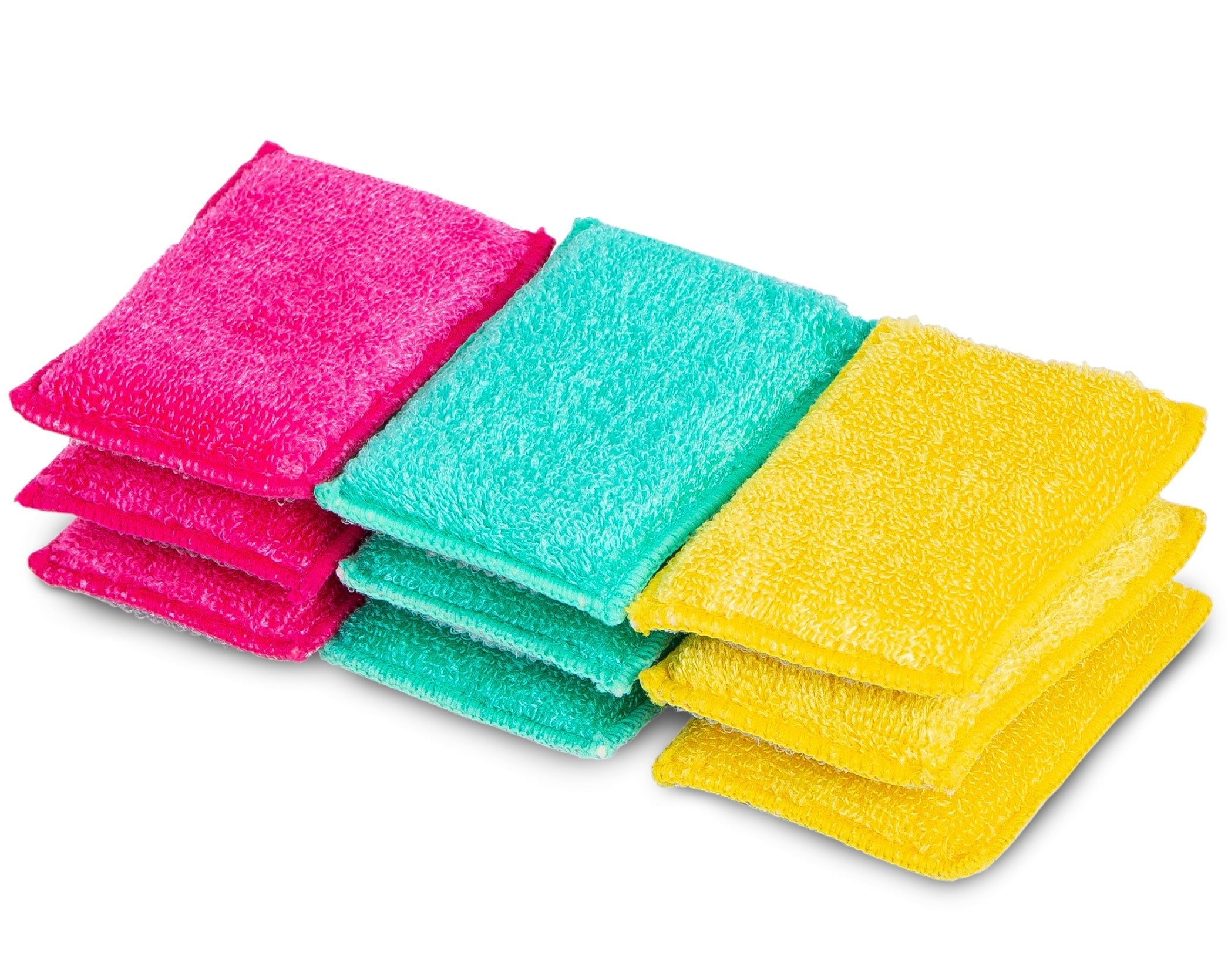 Non-Scratch Scrub Sponge with Bamboo Odorless Rayon Fiber - Smart Design® 37