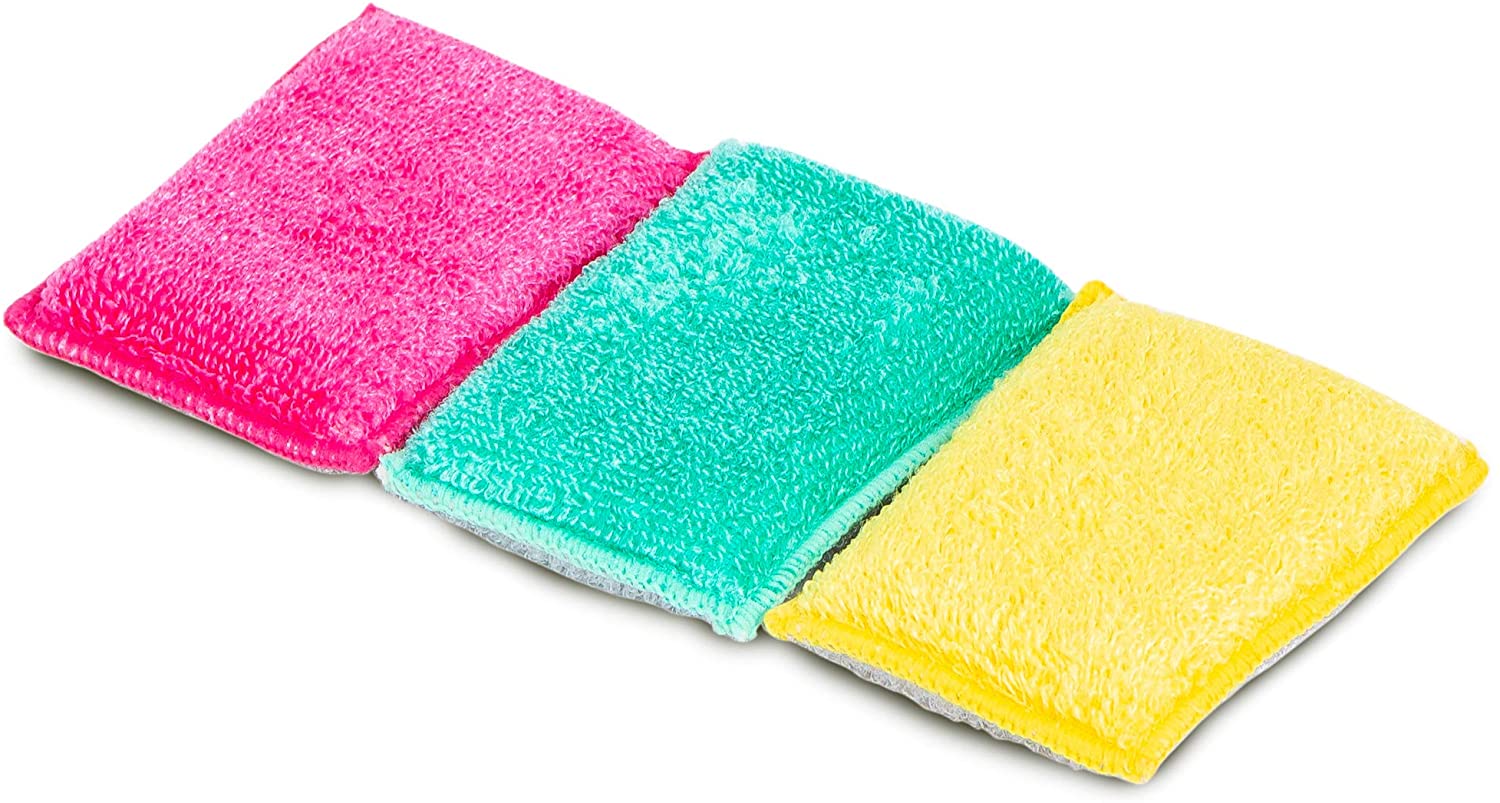 Non-Scratch Scrub Sponge with Bamboo Odorless Rayon Fiber - Smart Design® 43