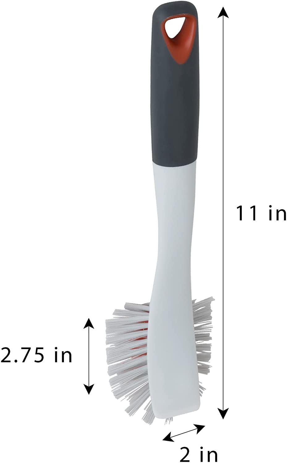 Smart Design Grout Brush - Non-Slip Handle - Non-Scratch - Long Lasting Bristles