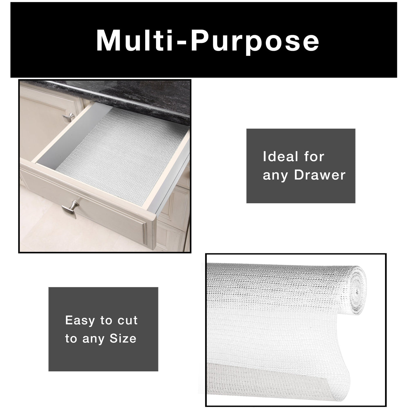 Original Grip Shelf Liner - 12 Inch x 45 Feet - Smart Design® 55