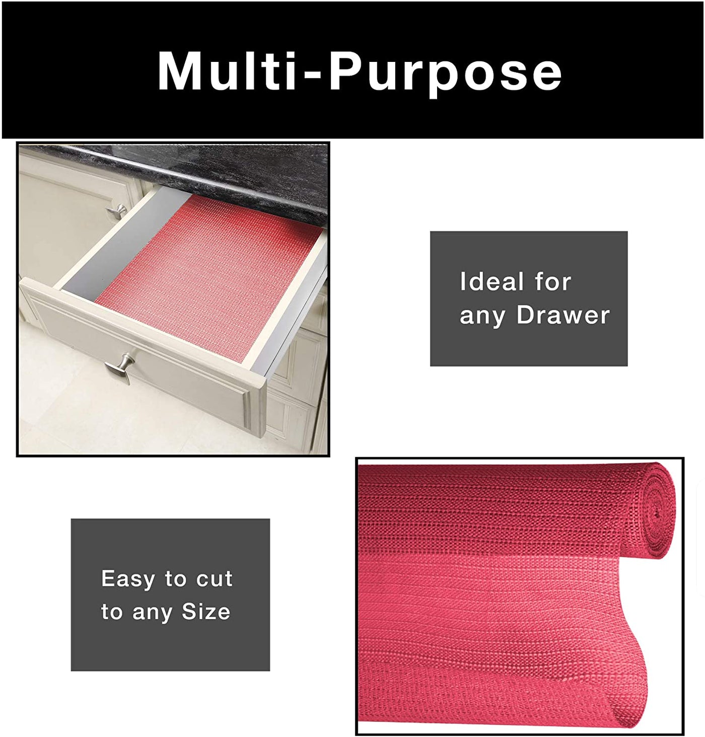 Original Grip Shelf Liner - 12 Inch x 45 Feet - Smart Design® 47