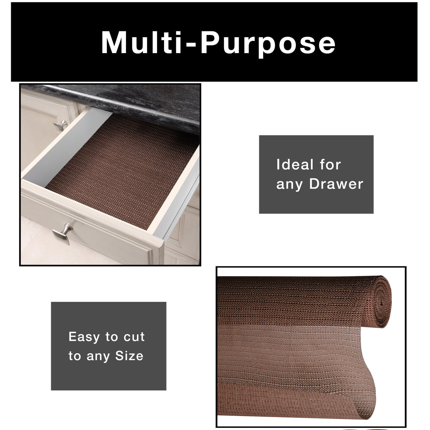 Original Grip Shelf Liner - 12 Inch x 45 Feet - Smart Design® 61