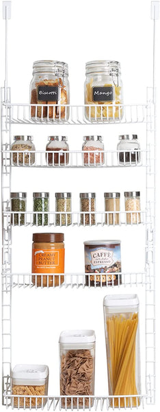 Over-The-Door Metal Wire Pantry Organizer Rack - Smart Design® 7