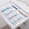 Plastic Drawer Organizer - BPA Free - 9.75 x 3.75 Inch - White - Smart Design® 2