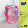 Pop-Up Laundry Hamper with Easy Carry Handles and Side Pocket - Smart Design® 7