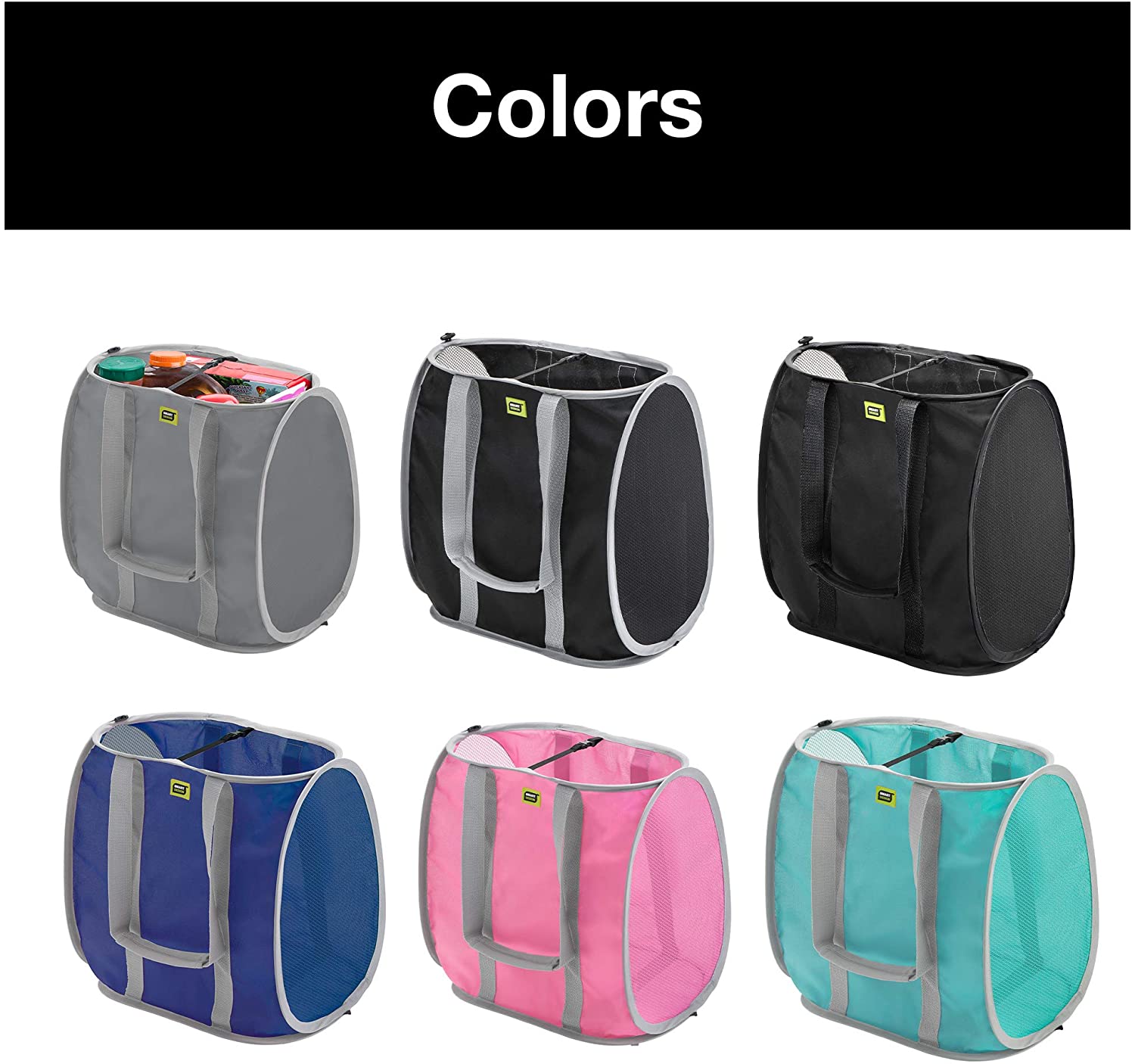 Pop-Up Reusable Shopping Bag - Smart Design® 6