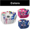 Pop-Up Shower Caddy with 7-Compartments and Strap Handles - Smart Design® 6