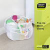 Pop-Up Shower Caddy with 7-Compartments and Strap Handles - Smart Design® 7