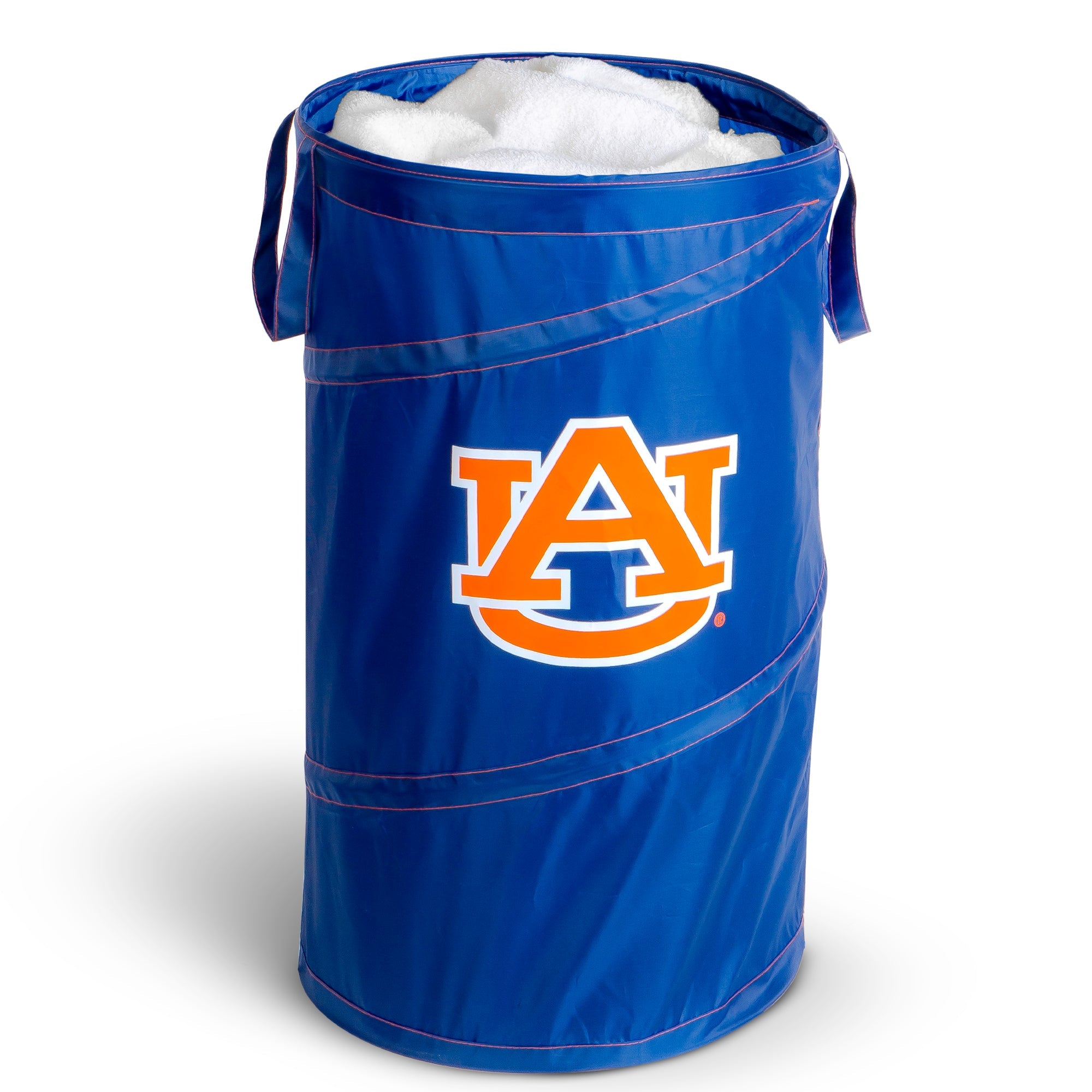 Pop Up Spiral Collegiate Laundry Hamper Bag with Easy Carry Handles - Smart Design® 11