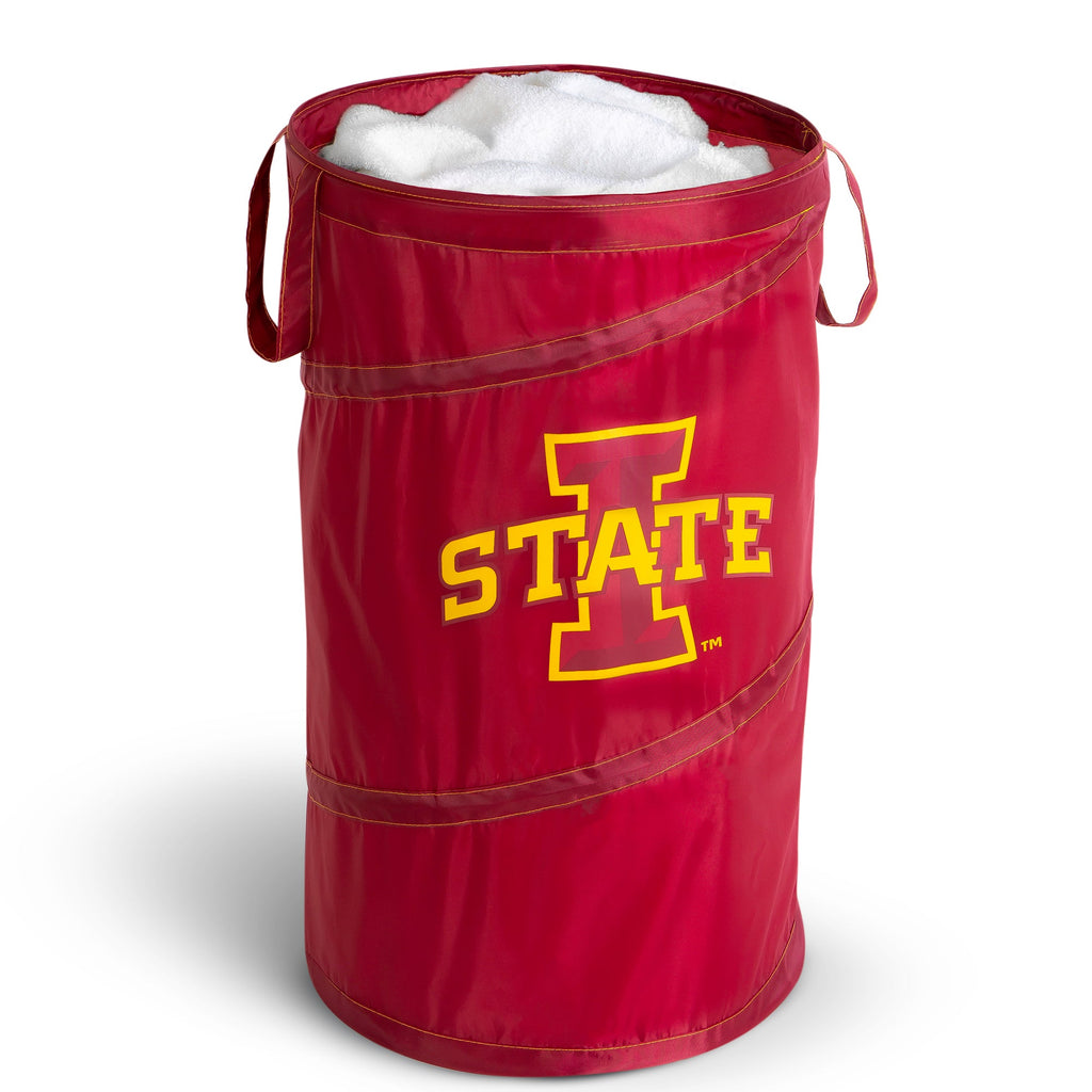 Pop Up Spiral Collegiate Laundry Hamper Bag with Easy Carry Handles - Smart Design® 22