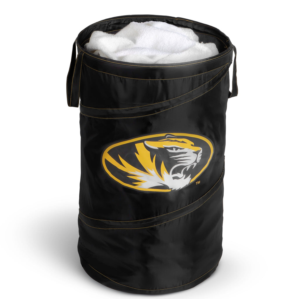 Pop Up Spiral Collegiate Laundry Hamper Bag with Easy Carry Handles - Smart Design® 5